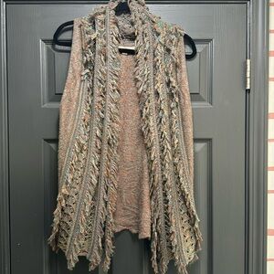 Cecilia Prado for Anthropologie SMALL Cardigan Vest